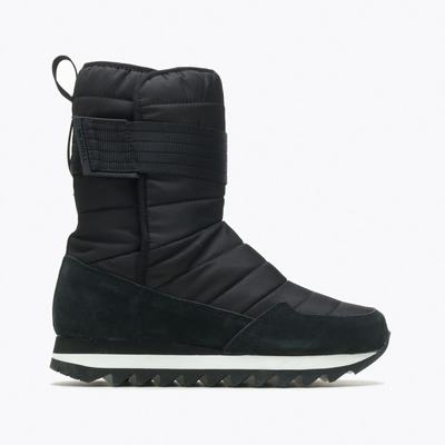Merrell Alpine Tall Strap Polar Waterproof Vinterskor Dam Svarta (SE579806)